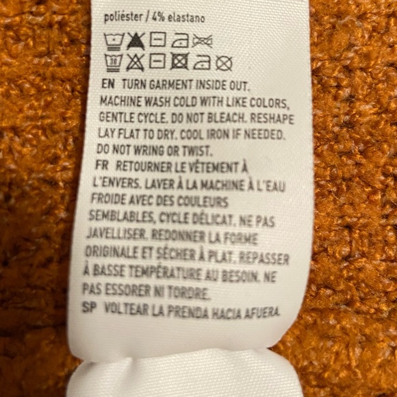 Oversized American Eagle Rust Colour Knit Sweater Size XS - Picture 4 of 5